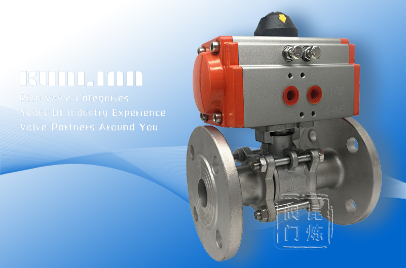 Q641F氣動三片式法蘭球閥 Q641F氣動三片式法蘭球閥