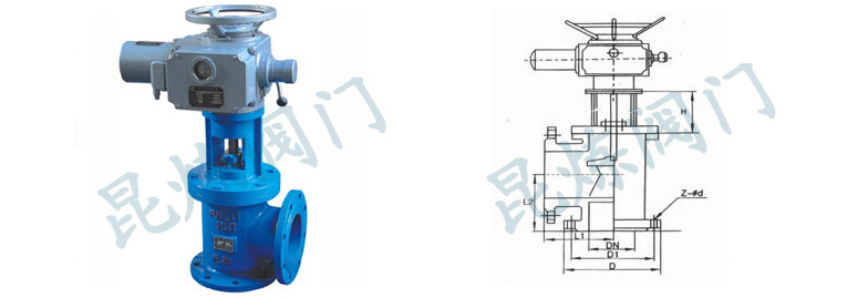 J944X電動角式排泥閥結(jié)構(gòu)圖- 上海昆煉閥門制造有限公司 J944X電動角式排泥閥結(jié)構(gòu)圖- 上海昆煉閥門制造有限公司