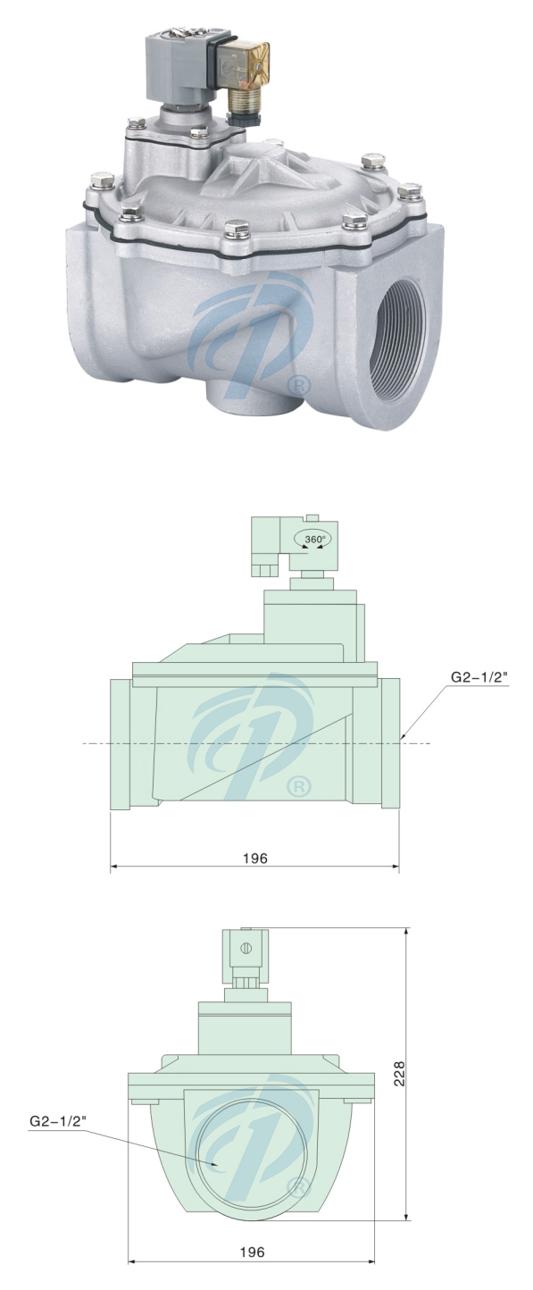直通式除塵脈沖閥尺寸規(guī)格