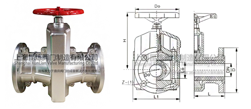 GJ41X-6L鋁合金手動管夾閥結構圖- 上海昆煉閥門制造有限公司 GJ41X-6L鋁合金手動管夾閥結構圖- 上海昆煉閥門制造有限公司
